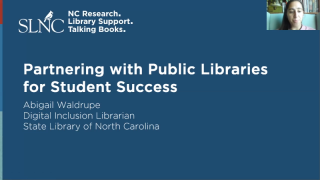 Partnering with Public Libraries for Student Success